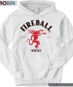 Fireball Whisky Logo White Shirt