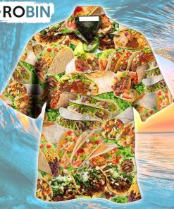 Food Lover Tacos My Love Is For Tacos Hawaiian Shirt, Gìt for Summer Shirt
