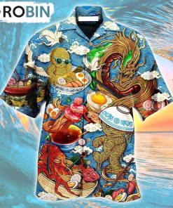 Food Ramen Fixes Everything Cool Hawaiian Shirt, Gìt for Summer Shirt