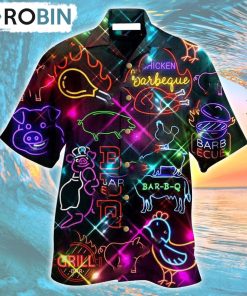 Food Real Men Smell Like Barbecue Stunning Hawaiian Shirt, Gìt for Summer Shirt