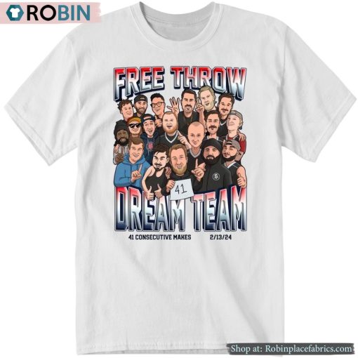 Free Throw Dream Team Tee Shirt