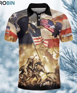 Freedom Is Not Free Us Veteran Polo Shirt