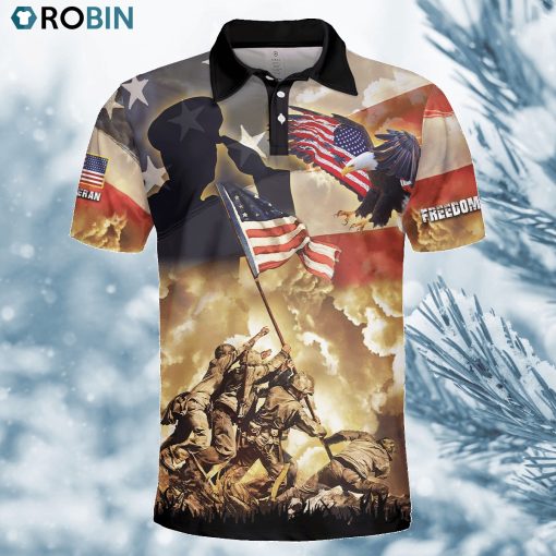 Freedom Is Not Free Us Veteran Polo Shirt