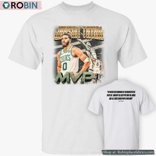 [Front+back] Kristaps Porzingis Jayson Tatum Mvp Shirt