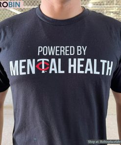 [Front+back] Minnesota Twins Powered By Mental Health Shirt