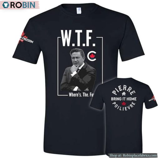 [Front+back] W.T.F. Where’s The Funds Shirt
