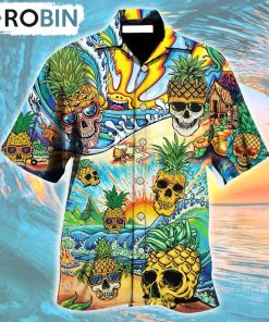 Fruit Pineapple Love Summer Hawaiian Shirt, Gìt for Summer Shirt