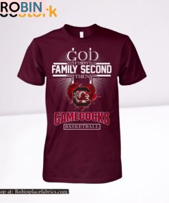 God First Family Second Then Gamecocks Basketball Shirt