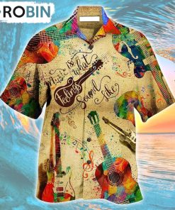 Guitar Can Sing Hawaiian Shirt, Gìt for Summer Shirt