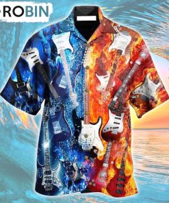 Guitar Is Therapy Is Life Hawaiian Shirt, Gìt for Summer Shirt