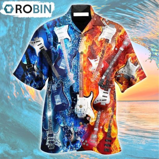 Guitar Is Therapy Is Life Hawaiian Shirt, Gìt for Summer Shirt