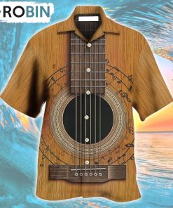 Guitar Old Retro Music Lover Hawaiian Shirt, Gìt for Summer Shirt