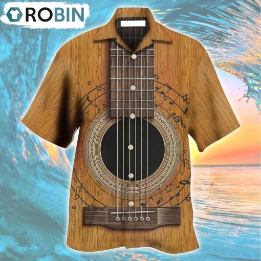 Guitar Old Retro Music Lover Hawaiian Shirt, Gìt for Summer Shirt