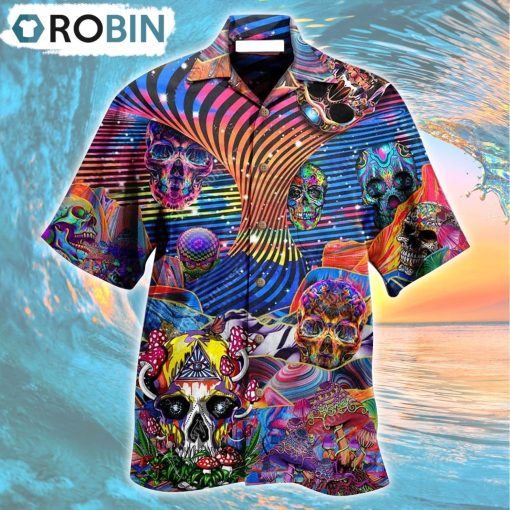 Hippie Love Life Mix Hawaiian Shirt, Gìt for Summer Shirt