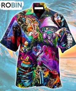 Hippie Say Hi Mysterious Hawaiian Shirt, Gìt for Summer Shirt