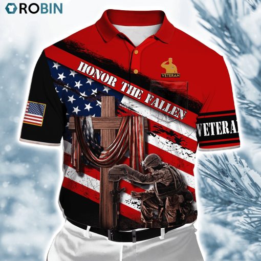 Honor The Fallen Memorial Day Polo Shirt