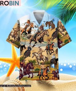 Horse Cowboy Hawaiian Shirt