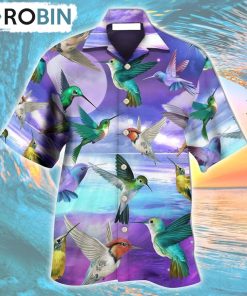 Hummingbird In A Fantasy World Hawaiian Shirt, Gìt for Summer Shirt