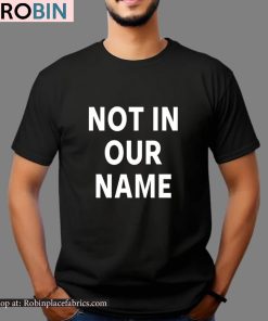 Hunter Schafer Not In Our Name Shirt