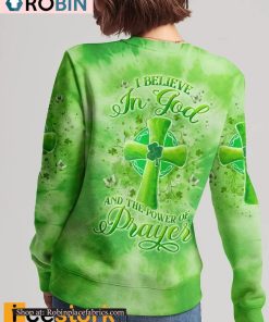 I Believe In God St Patricks Day Women’s All Over Print Shirt