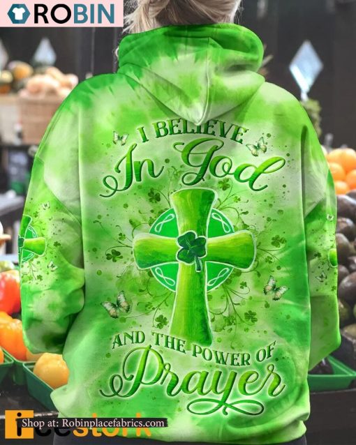 I Believe In God St Patricks Day Women’s All Over Print Shirt