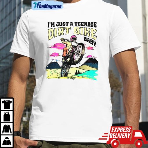 I’m Just Anage Dirt Bike Baby Shirt