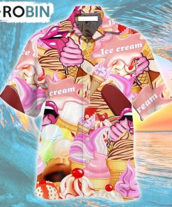 Ice Cream Color Style Hawaiian Shirt, Gìt for Summer Shirt