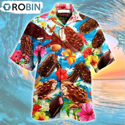 Ice Cream Love It Hot Summer Hawaiian Shirt, Gìt for Summer Shirt