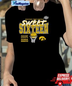 Iowa Hawkeyes 2024 Ncaa Women’s Basketball Tournament March Madness Sweet 16 Unisex Shirt Iowa Hawkeyes 2024 Ncaa Women’s Basketball Tournament March Madness Sweet 16 Unisex Shirt