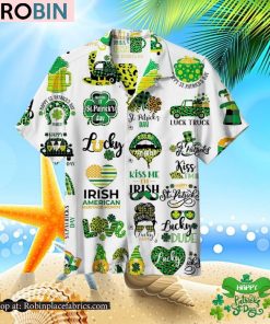 Irish American Heritage Month St Patricks Day Hawaiian Shirt