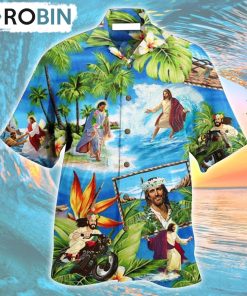 Jesus Stay Cool Hawaiian Shirt, Gìt for Summer Shirt