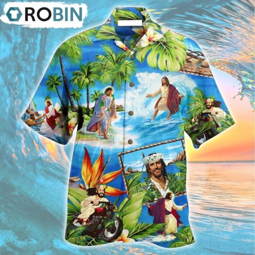 Jesus Stay Cool Hawaiian Shirt, Gìt for Summer Shirt
