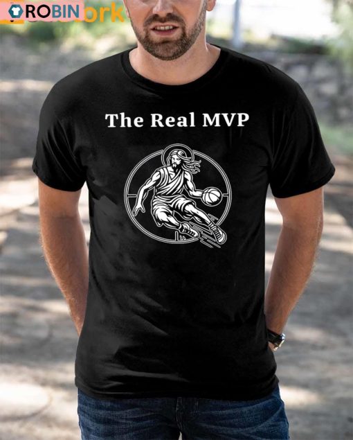 Jesus The Real Mvp Basketball Shirt