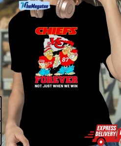 Kansas City Chiefs Fred Flintstone And Barney Rubble Forever Not Just When We Win Shirt