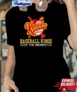 Kenosha Kickers Slogan Baseball Kings Of The Midwest Shirt