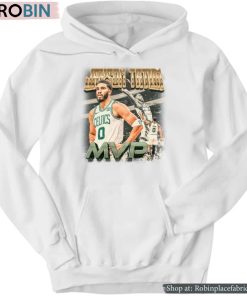 Kristaps Porzingis Wearing Jayson Tatum Mvp Shirt