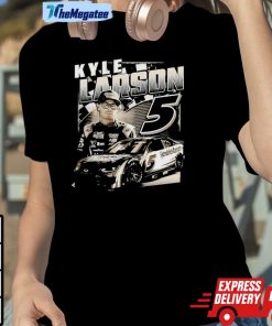 Kyle Larson Hendrick Motorsports Team Collection Black Burnout Unisex Shirt Kyle Larson Hendrick Motorsports Team Collection Black Burnout Unisex Shirt