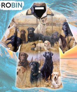 Labrador Retriever Hunting Dog Lovely Hawaiian Shirt, Gìt for Summer Shirt