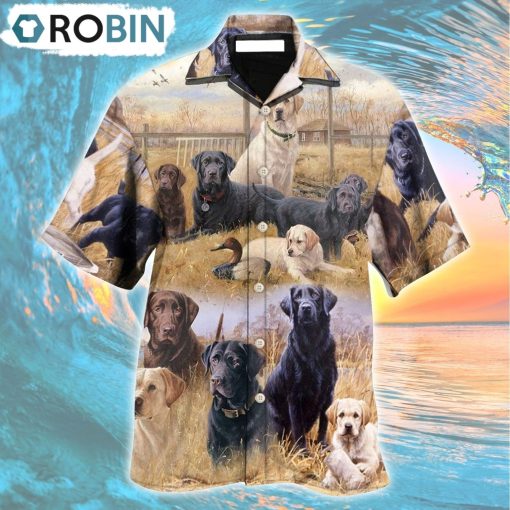 Labrador Retriever Hunting Dog Lovely Hawaiian Shirt, Gìt for Summer Shirt