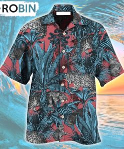 Leopard Always Make Me Feel Happy Hawaiian Shirt, Gìt for Summer Shirt
