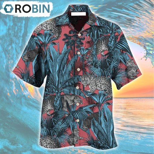 Leopard Always Make Me Feel Happy Hawaiian Shirt, Gìt for Summer Shirt
