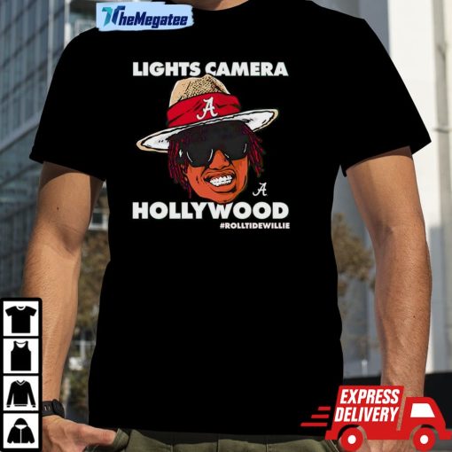 Light Camera Hollywood Roll Tide Willie Shirt