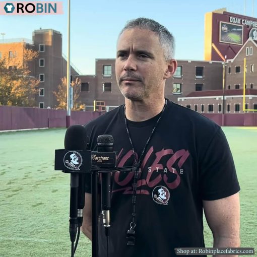 Link Jarrett Wearing Noles Florida State Shirt