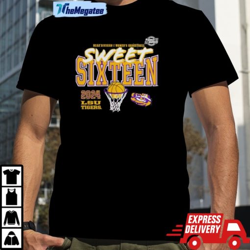 Lsu Tigers 2024 Ncaa Women’s Basketball Tournament March Madness Sweet 16 Fast Break Unisex Shirt