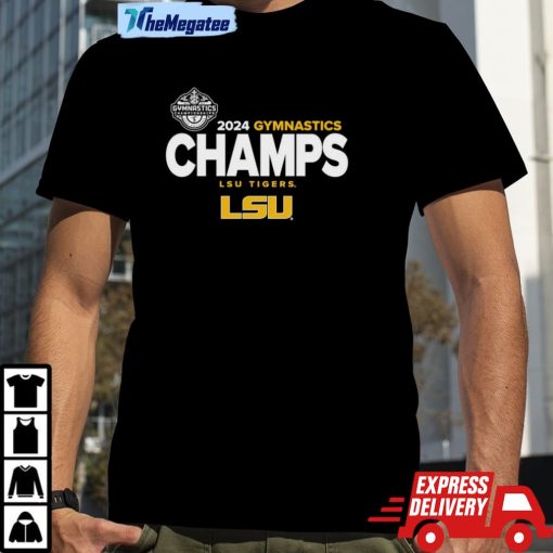 Lsu Tigers 2024 Sec Women’s Gymnastics Tournament Champions Shirt