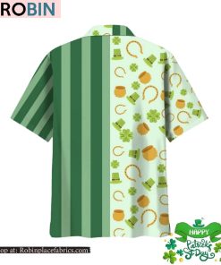 Lucky Green Irish St Patrick Day Hawaiian Shirt