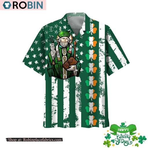 Lucky Vintage Irish St Patrick Day Hawaiian Shirt