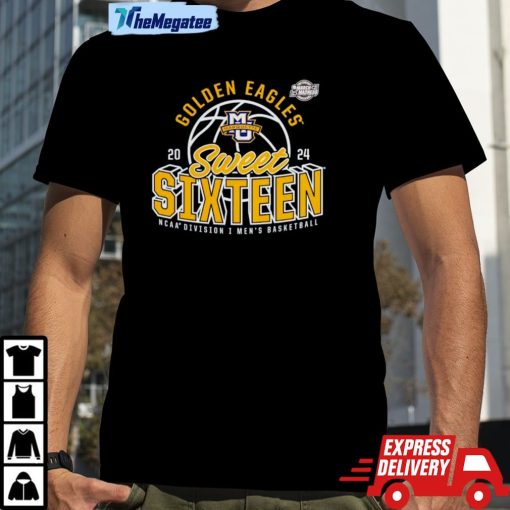 Marquette Golden Eagles 2024 Ncaa Men’s Basketball Tournament March Madness Sweet Sixteen Defensive Stance Shirt