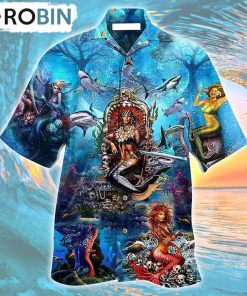 Mermaid Queen Style Hawaiian Shirt, Gìt for Summer Shirt