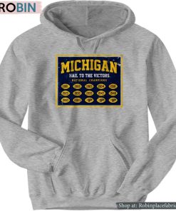 Michigan Football National Champs Banner Shirt Michigan Football National Champs Banner Shirt